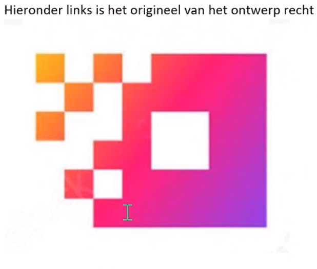 pixelated